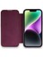 Newface iPhone 14 Pro Max Kılıf Dolpin Kapaklı - Derin Mor 1