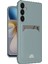 Newface Samsung Galaxy A56 Kılıf Kelvin Kartvizitli Silikon - Açık Yeşil 1
