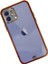 Newface iPhone 12 Kılıf Liva Taşlı Silikon - Kırmızı 2
