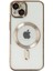 Newface iPhone 14 Plus Kılıf Kross Magneticsafe Kapak - Gold 1