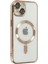 Newface iPhone 14 Plus Kılıf Kross Magneticsafe Kapak - Gold 2