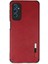 Newface Samsung Galaxy M52 5g Kılıf Loop Deri Silikon - Kırmızı 1