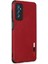 Newface Samsung Galaxy M52 5g Kılıf Loop Deri Silikon - Kırmızı 2