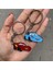 Elite Cars Mcqueen ve Sally Çift Metal Anahtarlık 1 Adet 1