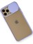 Newface iPhone 11 Pro Kılıf Palm Buzlu Kamera Sürgülü Silikon - Lila 3
