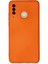 Newface Huawei P30 Lite Kılıf Nano Içi Kadife Silikon - Turuncu 1