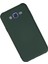 Newface Samsung Galaxy J7 Kılıf Nano Içi Kadife Silikon - Koyu Yeşil 2