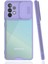 Newface Samsung Galaxy A72 Kılıf Platin Kamera Koruma Silikon - Lila 1