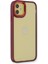Newface iPhone 12 Kılıf Dora Kapak - Kırmızı 1