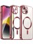 Newface iPhone 15 Kılıf Kross Magneticsafe Kapak - Kırmızı 1