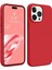 Newface iPhone 15 Pro Kılıf First Silikon - Kırmızı 1