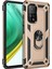 Newface Xiaomi Mi 10T Pro Kılıf Sofya Yüzüklü Silikon Kapak - Gold 1