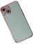 Newface iPhone 15 Kılıf Volet Silikon - Açık Yeşil 2