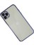 Newface iPhone 11 Pro Max Kılıf Razer Lensli Silikon - Mor 2