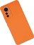 Newface Xiaomi Mi 12 Lite Kılıf Nano Içi Kadife Silikon - Turuncu 3
