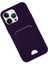 Newface iPhone 14 Pro Max Kılıf Kelvin Kartvizitli Silikon - Derin Mor 2
