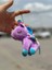 Elite Unicorn Mor Peluş Anahtarlık/çanta Süsü 1 Adet 1