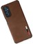 Newface Samsung Galaxy M52 5g Kılıf Loop Deri Silikon - Kahverengi 3