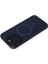 Newface iPhone 15 Pro Max Kılıf Lodos Magneticsafe Mat Kapak - Mavi 3