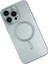 Newface iPhone 14 Pro Kılıf Moshi Lens Magneticsafe Silikon - Sierra Blue 3