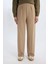 Relax Fit Beli Lastikli Basic Düz Krep Palazzo Pantolon D6884AX24WN 1