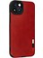 Newface iPhone 14 Plus Kılıf Loop Deri Silikon - Kırmızı 2