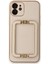 Newface iPhone 12 Kılıf Coco Elit Kapak - Gold 1
