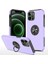 Newface iPhone 12 Pro Kılıf Elit Yüzüklü Kapak - Mor 1