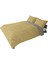 Queen Size Saten Nevresim Seti Sarı 1