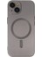 Newface iPhone 14 Plus Kılıf Moshi Lens Magneticsafe Silikon - Füme 1