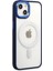 Newface iPhone 15 Pro Kılıf Room Magneticsafe Silikon - Lacivert 1