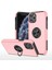 Newface iPhone 11 Pro Max Kılıf Elit Yüzüklü Kapak - Pembe 1