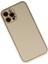 Newface iPhone 12 Pro Kılıf Coco Deri Silikon Kapak - Gold 3