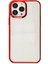 Newface iPhone 13 Pro Max Kılıf Element Silikon - Kırmızı 1