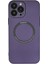 Newface iPhone 14 Pro Kılıf Jack Magneticsafe Lens Silikon - Mor 1