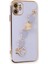 Newface iPhone 12 Kılıf Esila Silikon - Lila 1