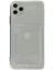 Newface iPhone 11 Pro Max Kılıf Kart Şeffaf Silikon - Şeffaf 2
