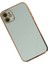 Newface iPhone 12 Kılıf Volet Silikon - Açık Yeşil 3