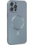 Newface iPhone 12 Pro Max Kılıf Moshi Lens Magneticsafe Silikon - Sierra Blue 2