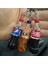 Elite Kola Fanta Pepsi Tasarımlı Silikon Anahtarlık 1 Adet 1 Adet 1