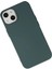 Newface iPhone 14 Kılıf Nano Içi Kadife Silikon - Koyu Yeşil 3