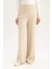 Relax Fit Triko Pantolon Geniş Bol Paça Basic Düz Beli Lastikli E2940AX24WN 1