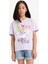 Kız Çocuk Disney Mickey Mouse &Friends Relax Fit Bisiklet Yaka Kısa Kollu Tişört E2629A825SM 4