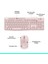 Logıtech MK270 Kablosuz USB Alıcılı Q Klavye Mouse Seti, Gül Kurusu 3