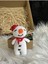 Elite El Yapımı Kardan Adam Amigurumi Anahtarlık 1 Adet 1