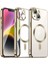 Newface iPhone 15 Kılıf Kross Magneticsafe Kapak - Gold 1
