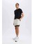 fit Slim Fit Dar Kesim Sporcu Penye Taytlı ŞORT E2759AX25SM 5