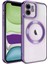 Newface iPhone 11 Kılıf Kross Magneticsafe Kapak - Mor 1