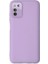 Newface Samsung Galaxy A03S Kılıf Lansman Glass Kapak - Lila 1