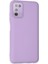 Newface Samsung Galaxy A03S Kılıf Lansman Glass Kapak - Lila 2